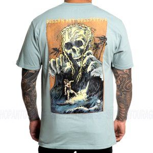 Sullen Art Collective Death Swell Slate Blue Premium SCM5793 Short Sleeve Men`s